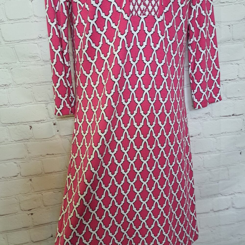 Crown & Ivy Comfy Geometric Beachy Casual Dress Size Small - Picture 4 of 10